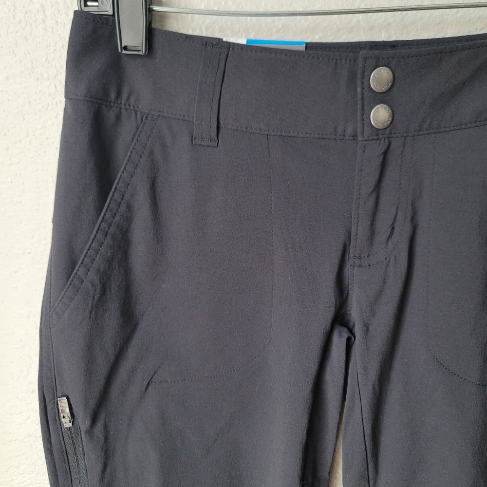 Columbia NWT Saturday Trail II Knee Capri Pant Size 2 Color Black - Picture 2 of 12